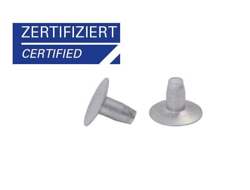 Alu-Riemennieten f&uuml;r Zollbeschl&auml;ge