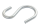 Einh&auml;ngehaken, Verzinkt, L=30,0 / 4,0 mm stark