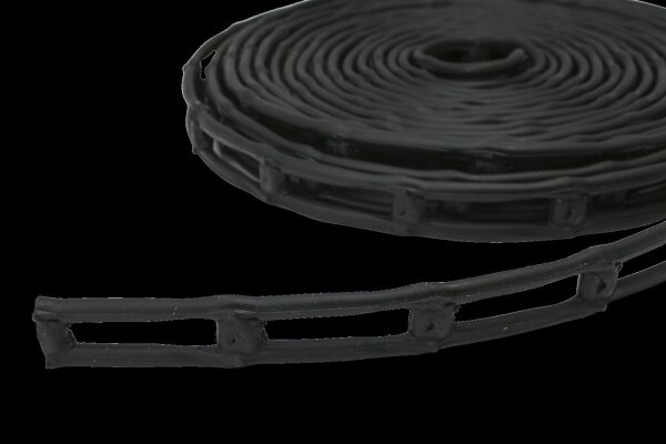 Leitergummi,EPDM, Schwarz, 10 lfm, B=30,0 mm