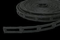 Leitergummi,EPDM, Schwarz, 10 lfm, B=30,0 mm