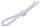 Zeltschlinge, Kunststoff, zum Vern&auml;hen, &Oslash;=6,0 / L=130,0 mm