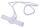 Zeltknebel mit Schlaufe zum Schlupfen, Wei&szlig;, L=220,0 mm