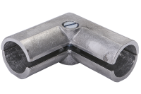 Eckverbinder, Alukederschiene &Oslash; 30 mm, 90 x 90 mm