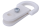 Einschlagclip mit Halbrundring, L=62,0 mm