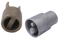 Adapter "UNTEN" f&uuml;r Rundprofile,